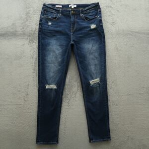 VIGOSS Jeans Women's 31 Mid-Rise Thompson Tomboy Skinny 28" Inseam Distressed